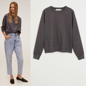 NWT MANGO Flecked sweatshirt